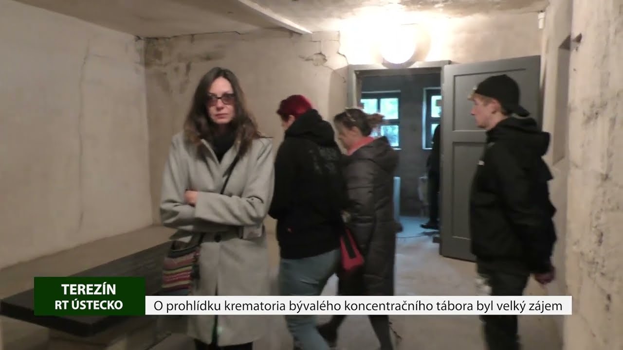 LITOMĚŘICE: O prohlídku krematoria bývalého koncentračního tábora byl velký zájem (reportáž + záznam)