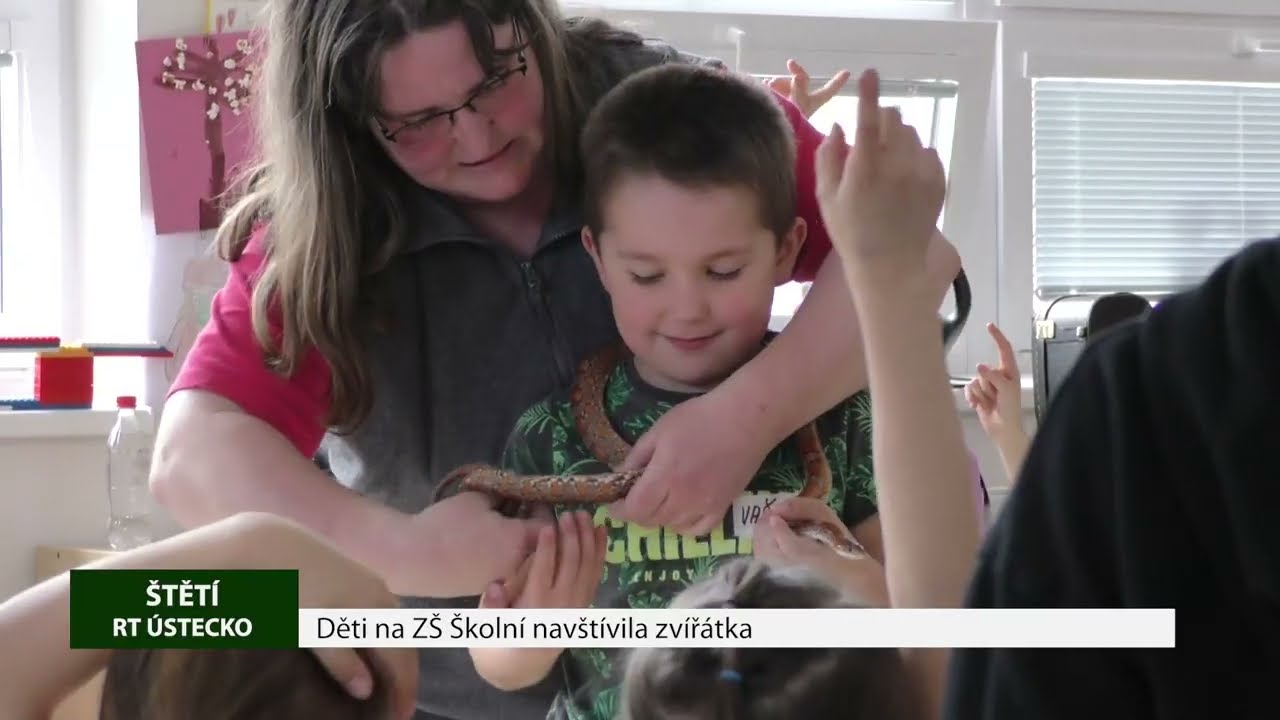 ŠTĚTÍ: Děti na ZŠ Školní navštívila zvířátka