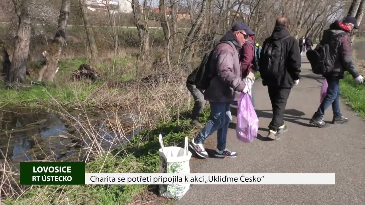 LOVOSICE: Charita se potřetí připojila k akci „Ukliďme Česko“