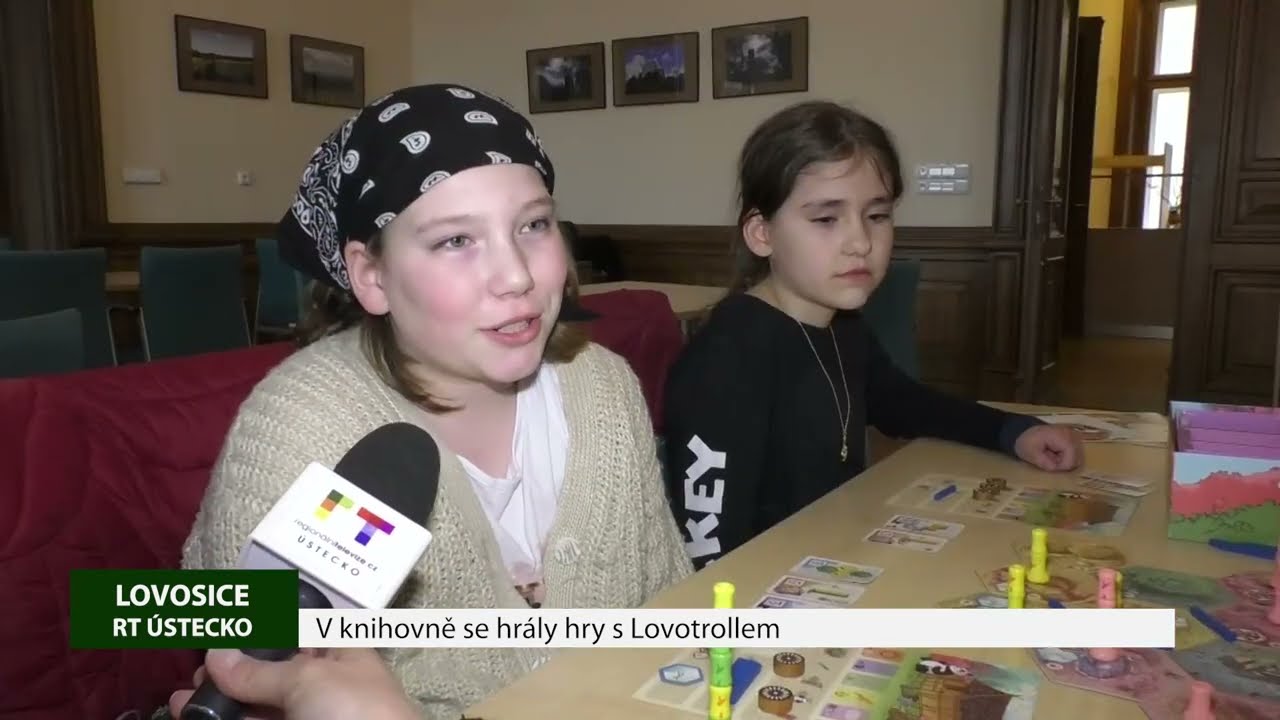 LOVOSICE: V knihovně se hrály hry s Lovotrollem