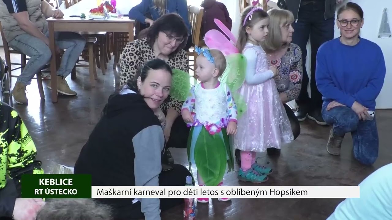 KEBLICE: Maškarní karneval pro děti letos s oblíbeným Hopsíkem