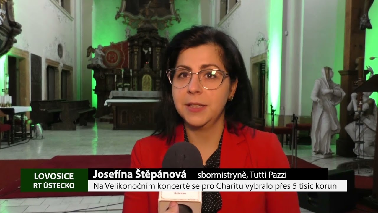 LOVOSICE: Na Velikonočním koncertě se pro Charitu vybralo přes 5 tisíc korun