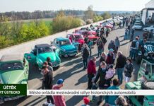 ÚŠTĚK: Město ovládla mezinárodní rallye historických automobilů