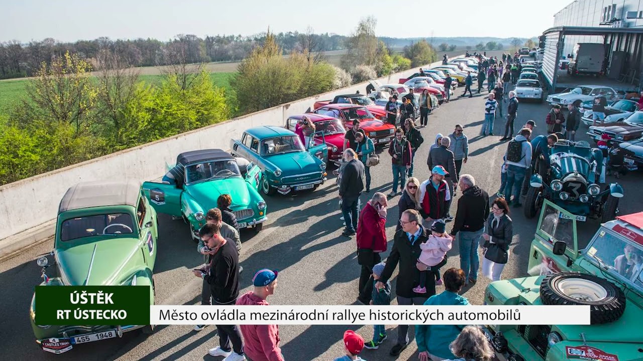 ÚŠTĚK: Město ovládla mezinárodní rallye historických automobilů