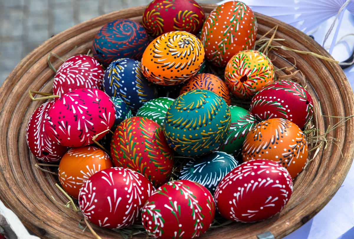 Státní zámek Ploskovice opět hostí Velikonoční výstavu