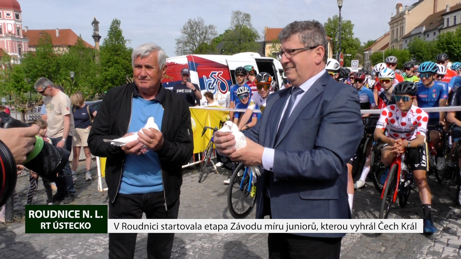 ROUDNICE N. L.: V Roudnici startovala etapa Závodu míru juniorů, kterou vyhrál Čech Král