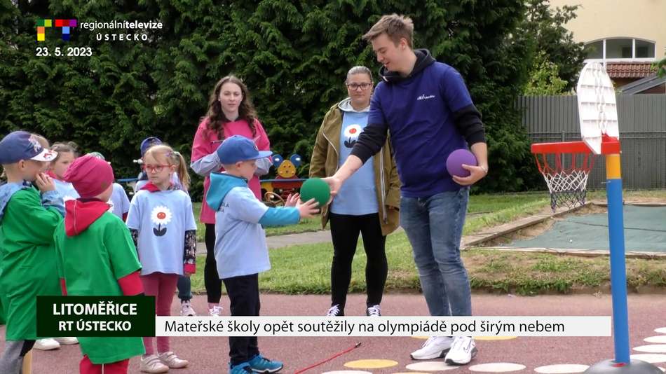 LITOMĚŘICE: Mateřské školy opět soutěžily na olympiádě pod širým nebem
