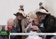 TEREZÍN: Klienti SeniorCentra SeneCura spálili čarodějnici a opekli si buřty