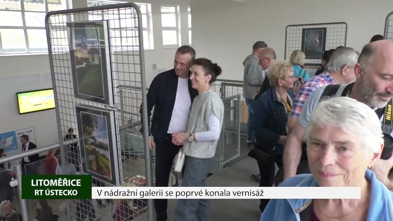 LITOMĚŘICE: V nádražní galerii se poprvé konala vernisáž