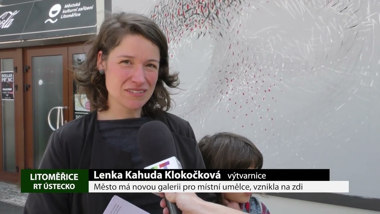 LITOMĚŘICE: Město má novou galerii pro místní umělce, vznikla na zdi