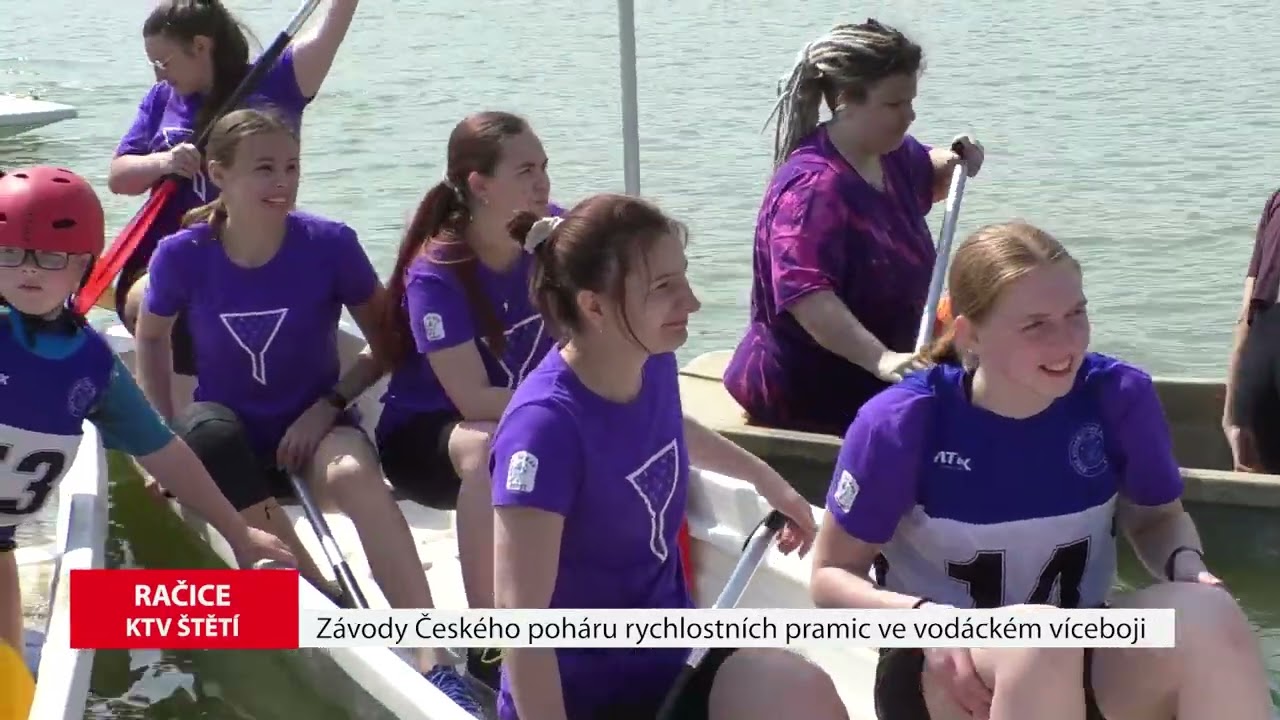 RAČICE: Závody Českého poháru rychlostních pramic ve vodáckém víceboji