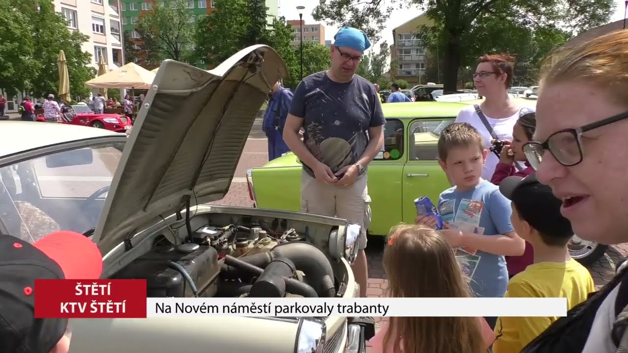 ŠTĚTÍ: Na Novém náměstí parkovaly trabanty