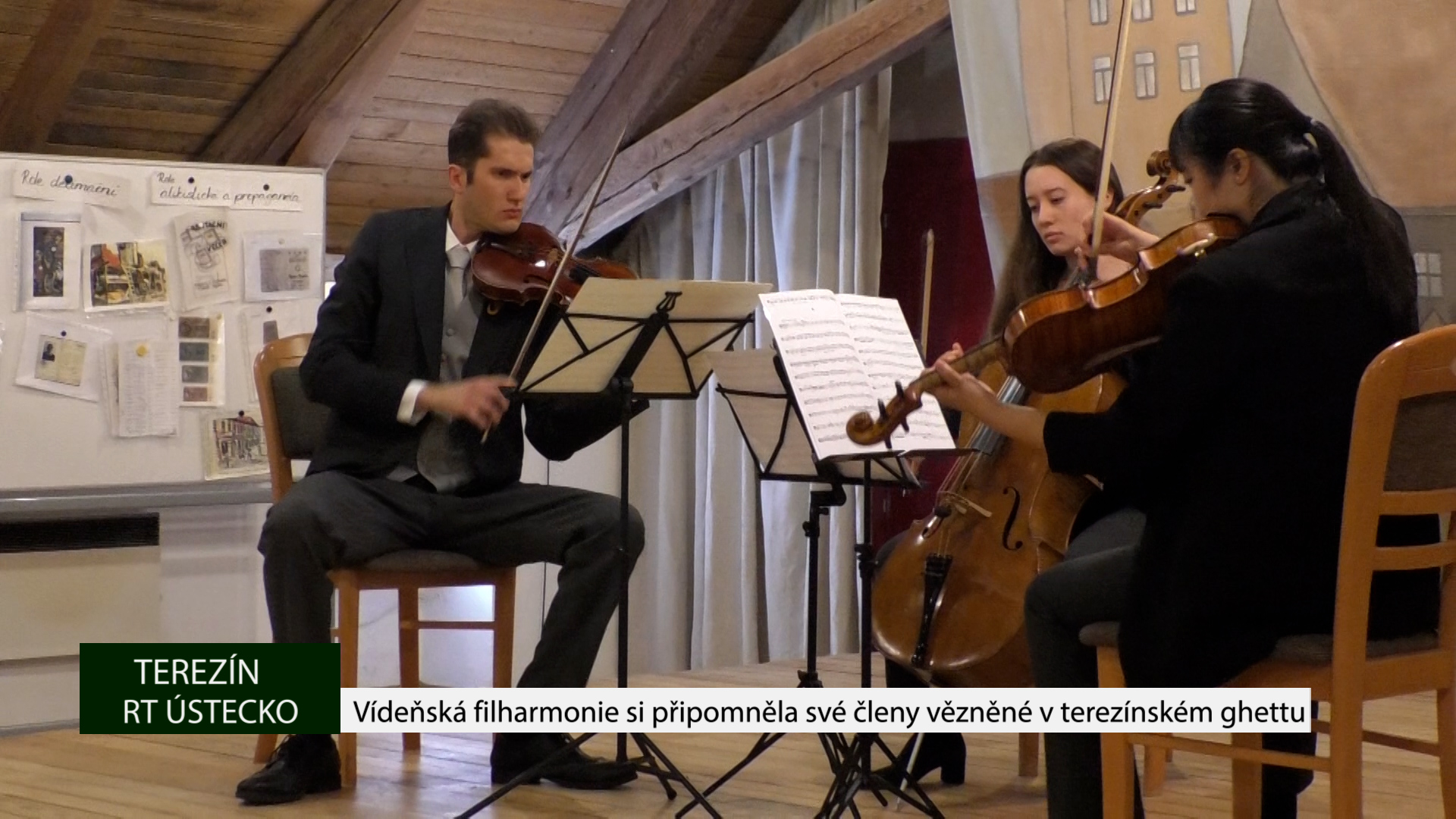 TEREZÍN: Vídeňská filharmonie si připomněla své členy vězněné v terezínském ghettu