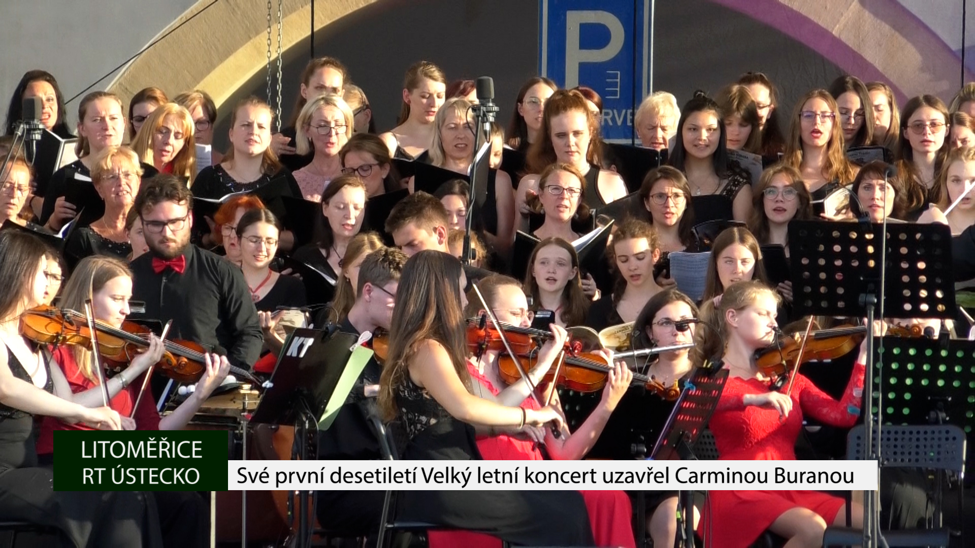 LITOMĚŘICE: Své první desetiletí Velký letní koncert uzavřel Carminou Buranou