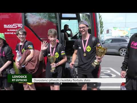 LOVOSICE: Dorostenci přivezli z kolébky florbalu zlato
