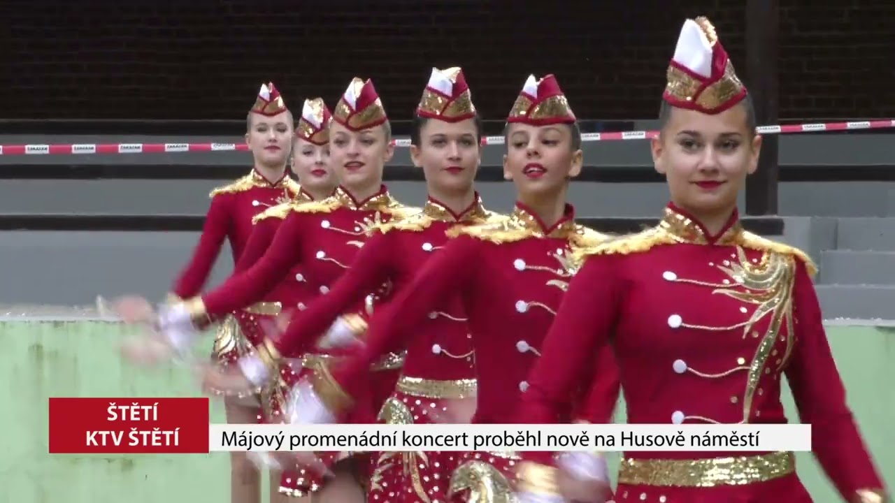 ŠTĚTÍ: Májový promenádní koncert proběhl nově na Husově náměstí