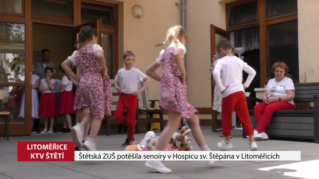 LITOMĚŘICE: Štětská ZUŠ potěšila seniory v Hospicu sv. Štěpána v Litoměřicích