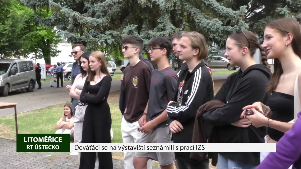 LITOMĚŘICE: Deváťáci se na výstavišti seznámili s prací IZS