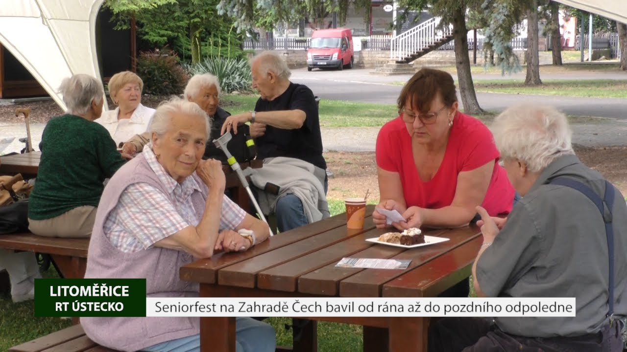 LITOMĚŘICE: Seniorfest na Zahradě Čech bavil od rána až do pozdního odpoledne