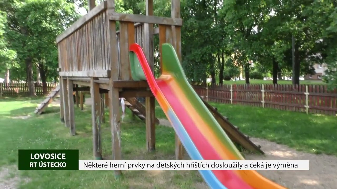 LOVOSICE: Některé herní prvky na dětských hřištích dosloužily a čeká je výměna