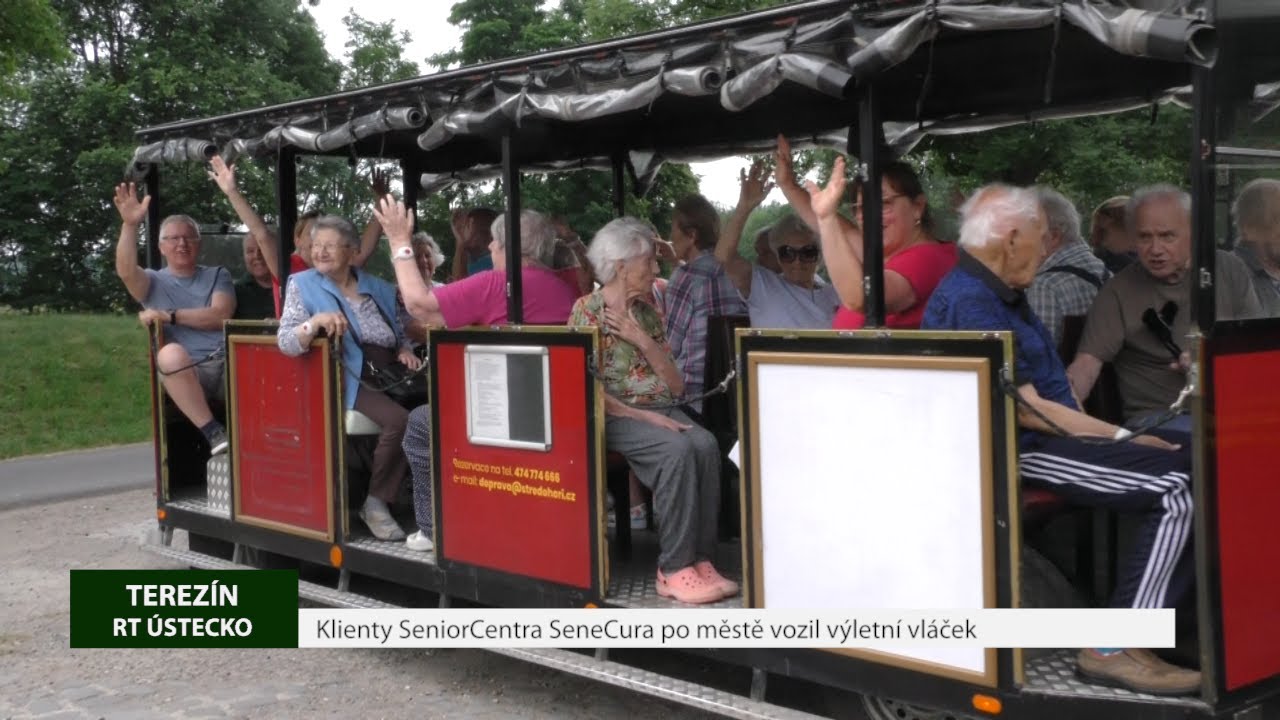 TEREZÍN: Klienty SeniorCentra SeneCura po městě vozil výletní vláček
