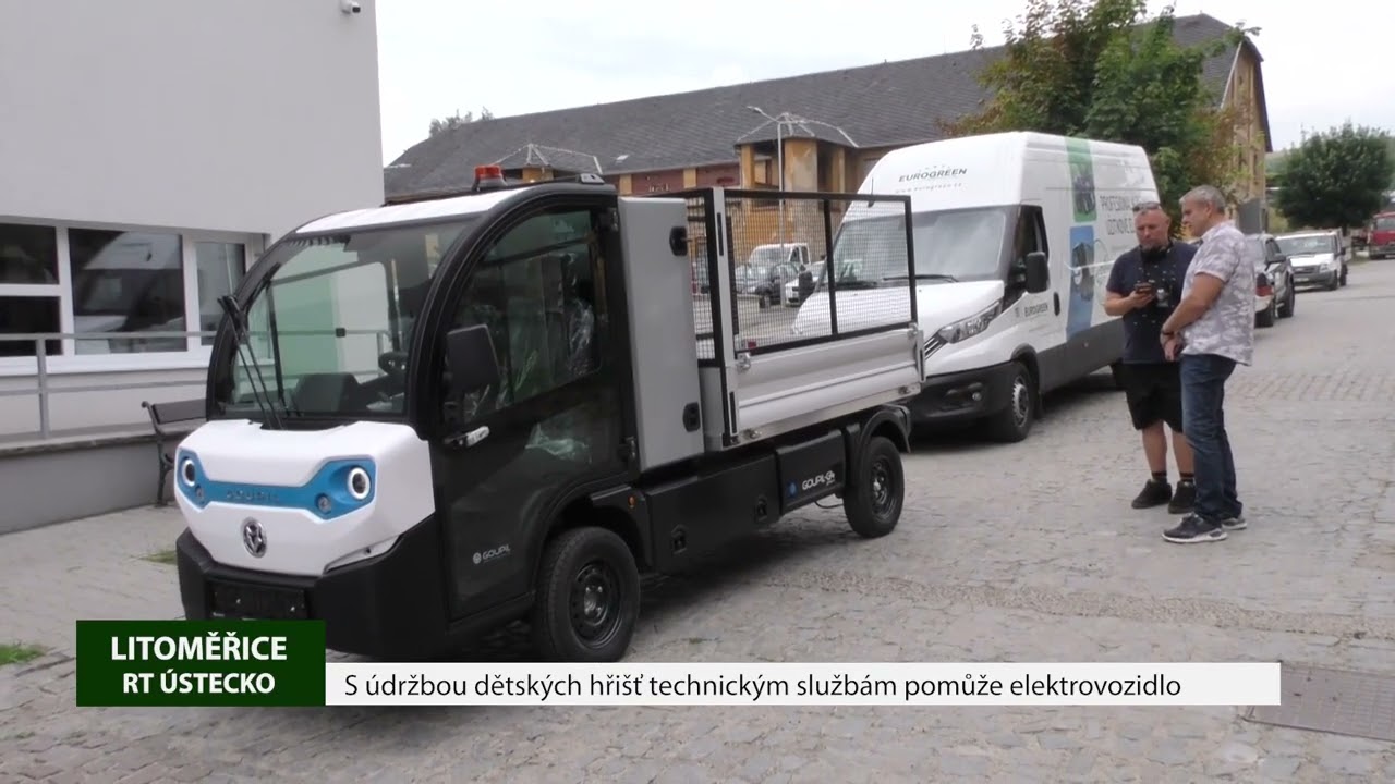 LITOMĚŘICE: S údržbou dětských hřišť technickým službám pomůže elektrovozidlo