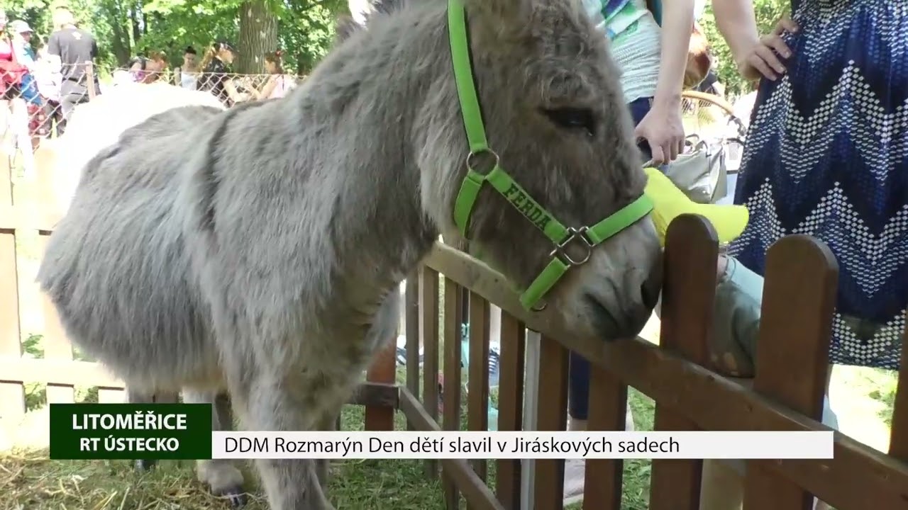 LITOMĚŘICE: DDM Rozmarýn Den dětí slavil v Jiráskových sadech