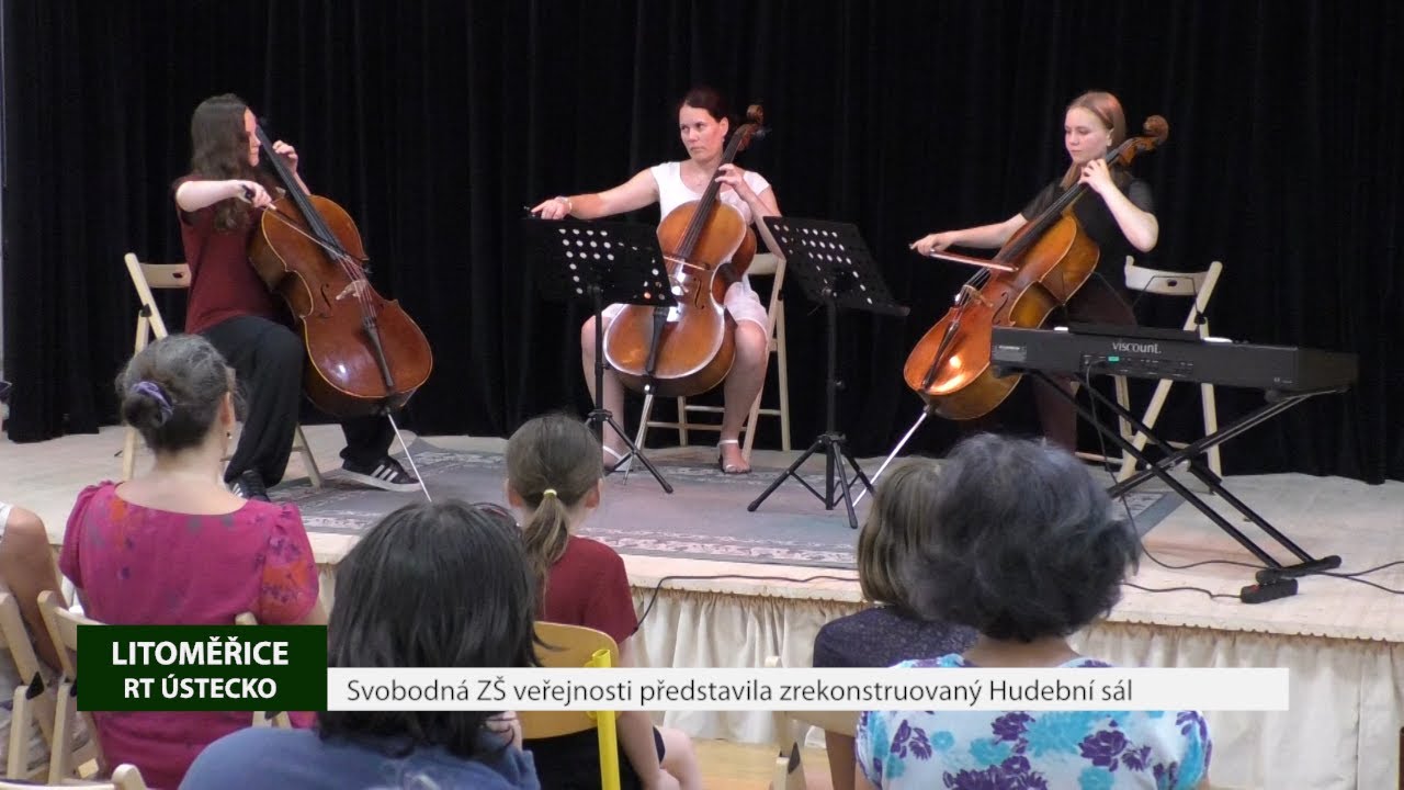 LITOMĚŘICE: Svobodná ZŠ veřejnosti představila zrekonstruovaný Hudební sál