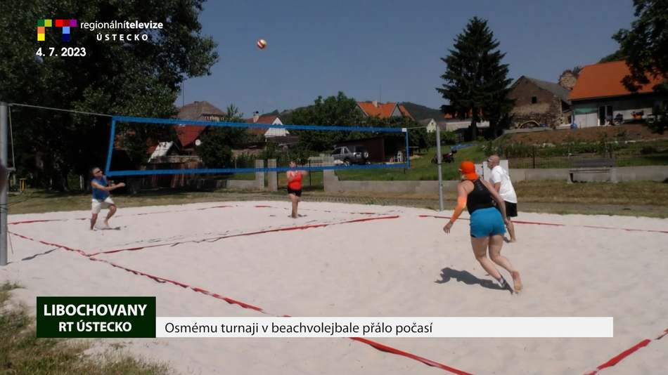 LIBOCHOVANY: Osmému turnaji v beachvolejbale přálo počasí
