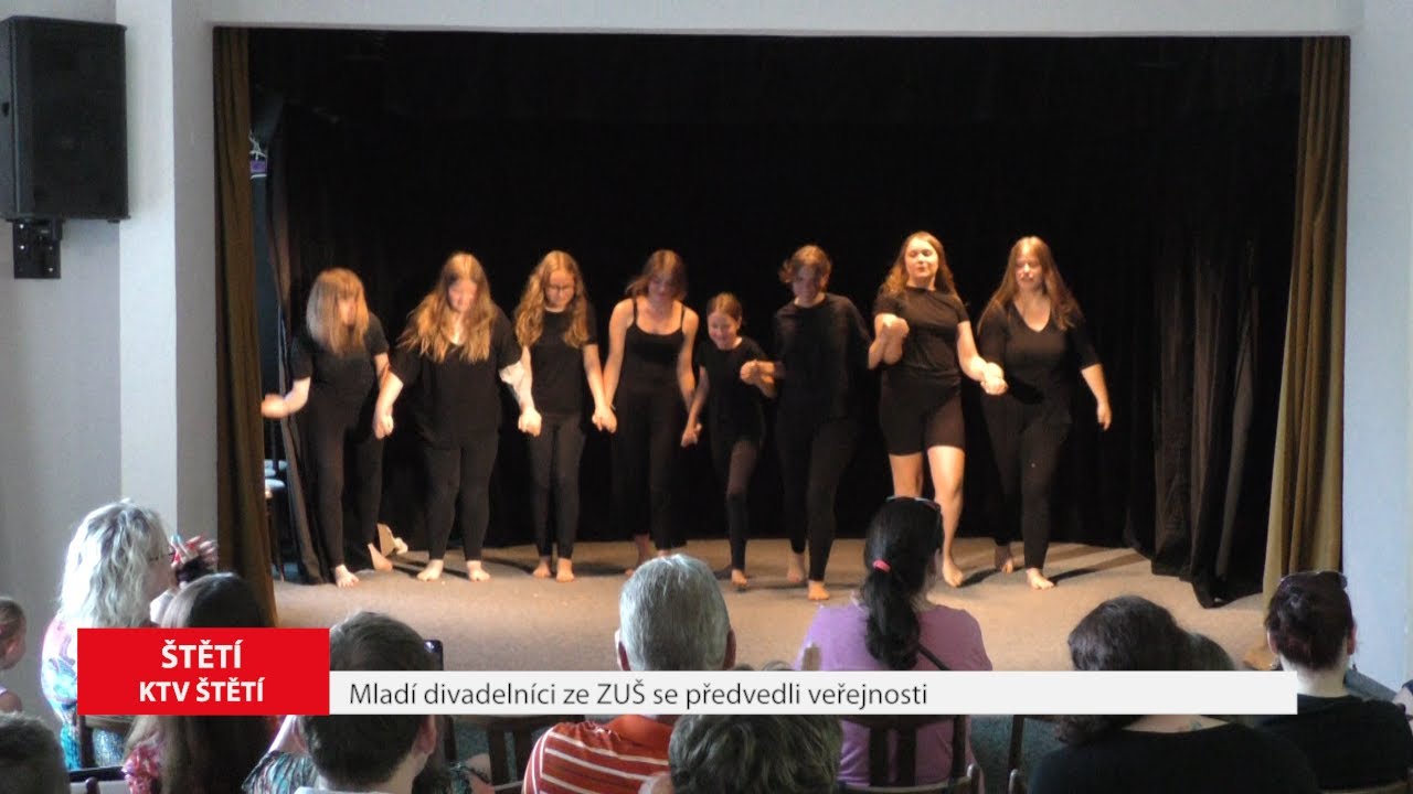 ŠTĚTÍ: Mladí divadelníci ze ZUŠ se předvedli veřejnosti (reportáž + záznam)