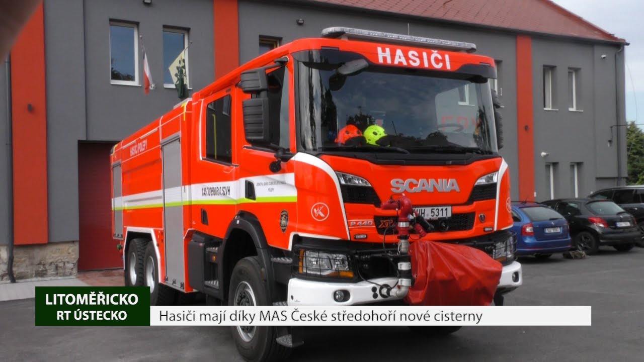 LITOMĚŘICKO: Hasiči mají díky MAS České středohoří nové cisterny