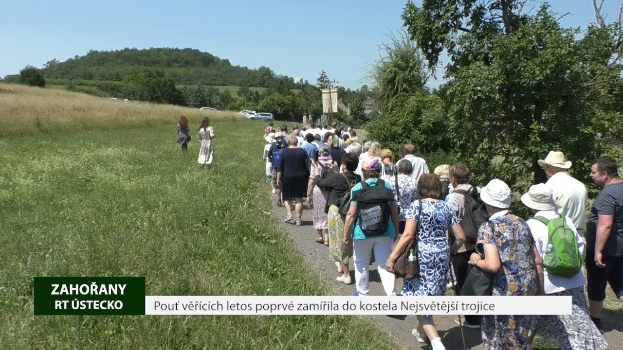 ZAHOŘANY: Pouť věřících zamířila do kostela Nejsvětější trojice