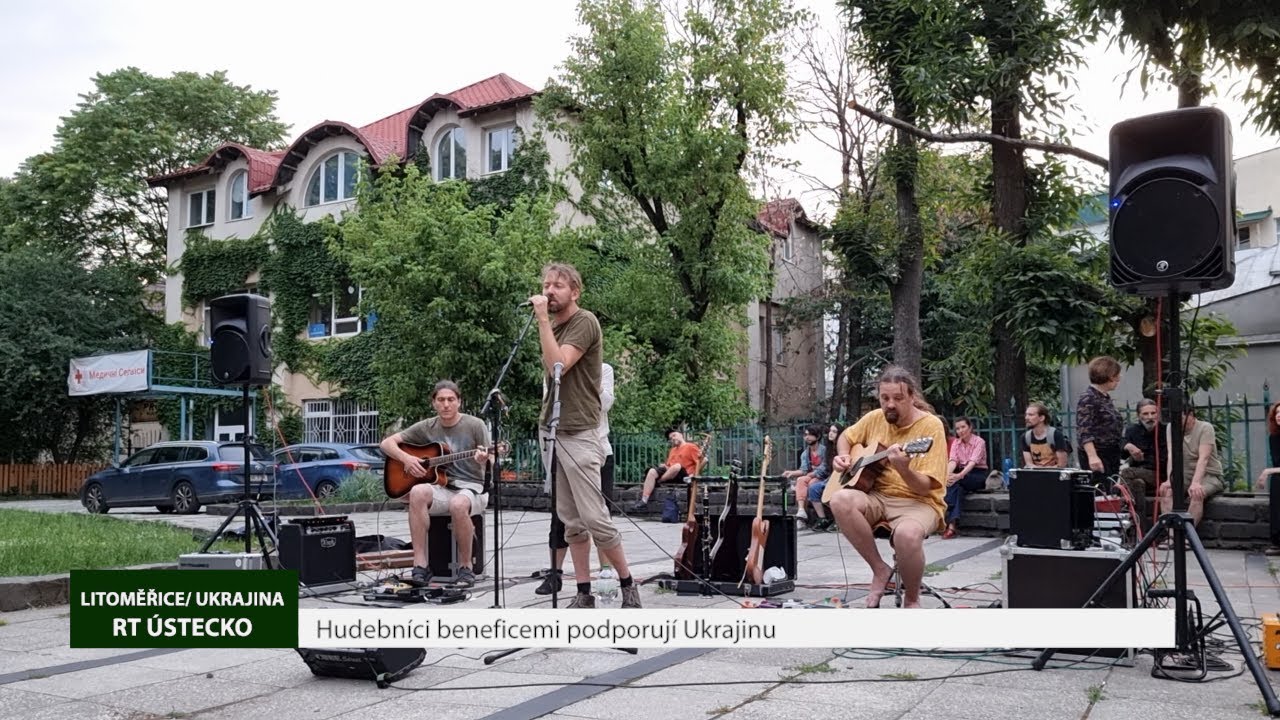 LITOMĚŘICE/ UKRAJINA: Hudebníci beneficemi podporují Ukrajinu