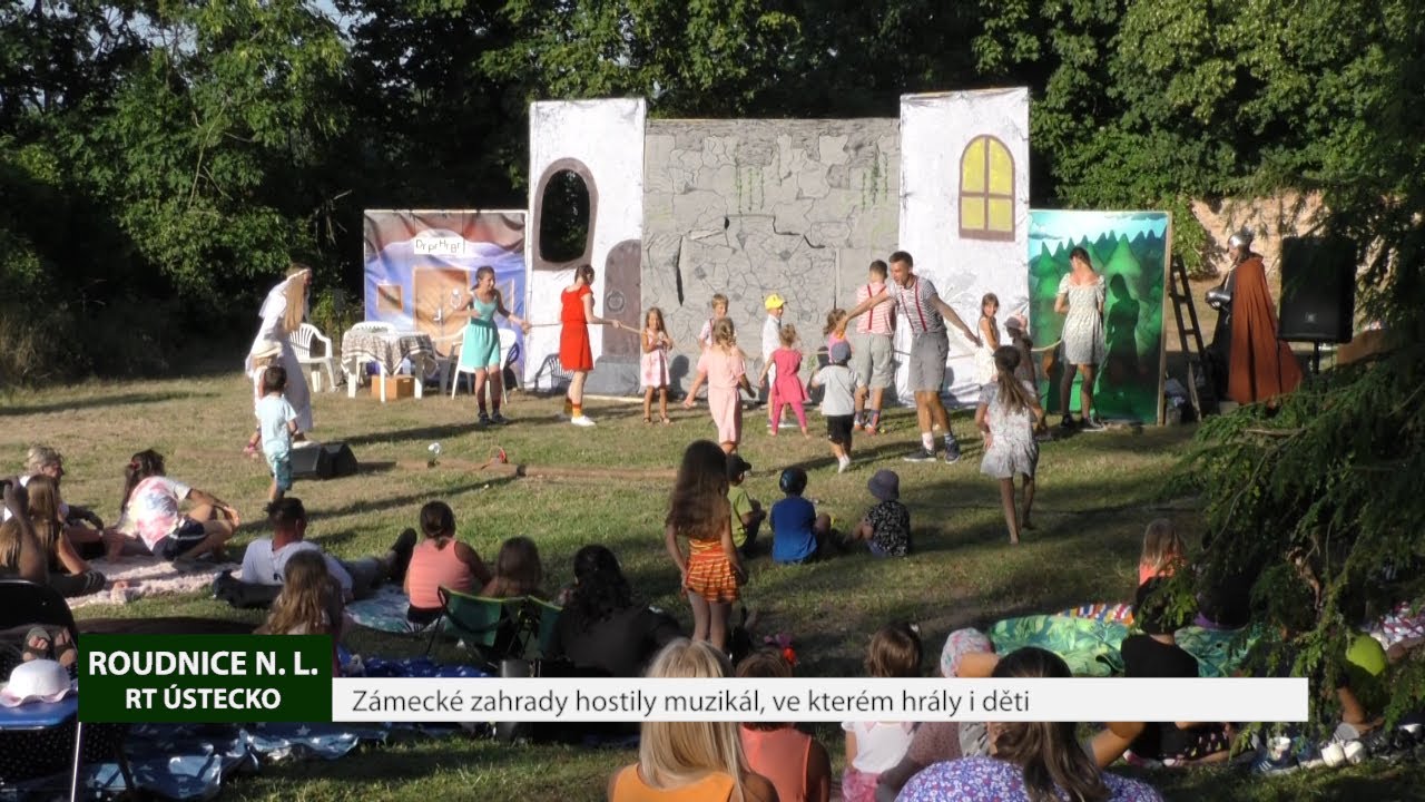 ROUDNICE N. L.: Zámecké zahrady hostily muzikál, ve kterém hrály i děti