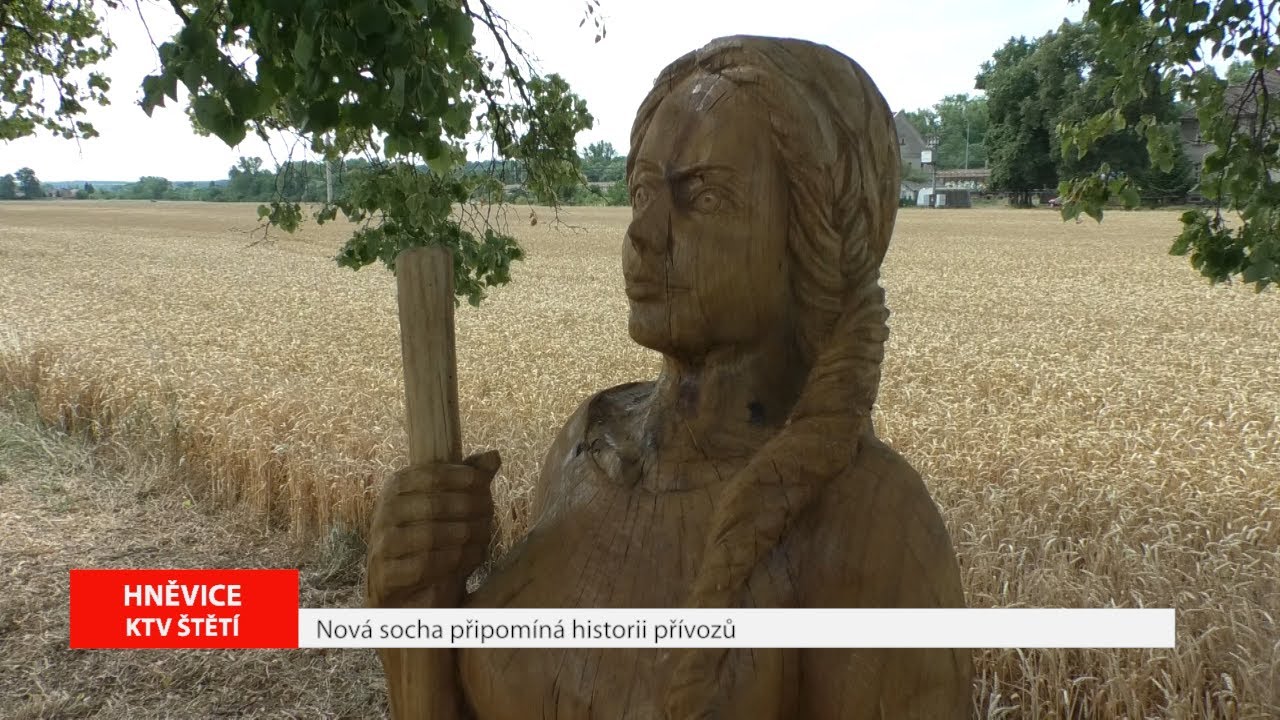 HNĚVICE: Nová socha připomíná historii přívozů