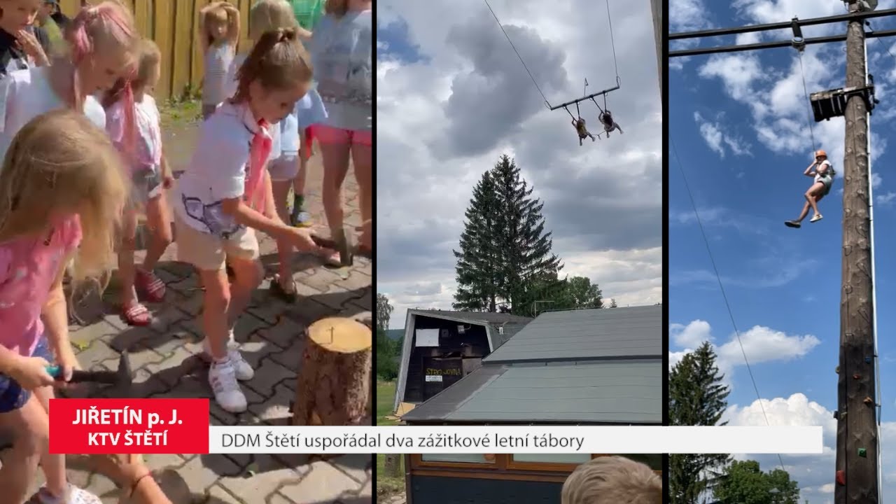 JIŘETÍN p. J.: DDM Štětí uspořádal dva zážitkové letní tábory