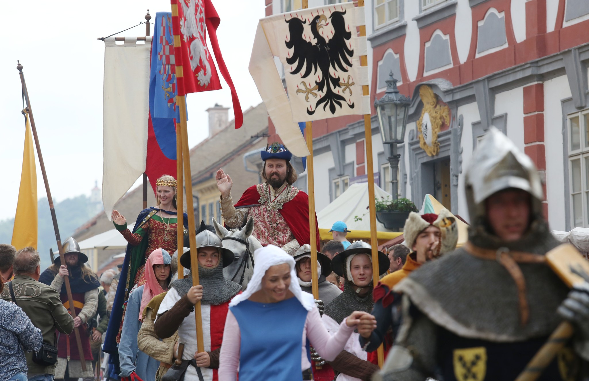 Do Úštěka v sobotu opět přijede Karel IV.