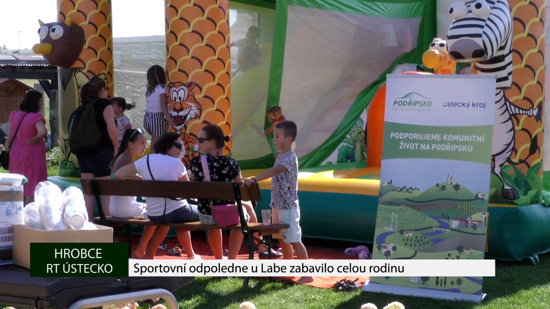 HROBCE: Sportovní odpoledne u Labe zabavilo celou rodinu