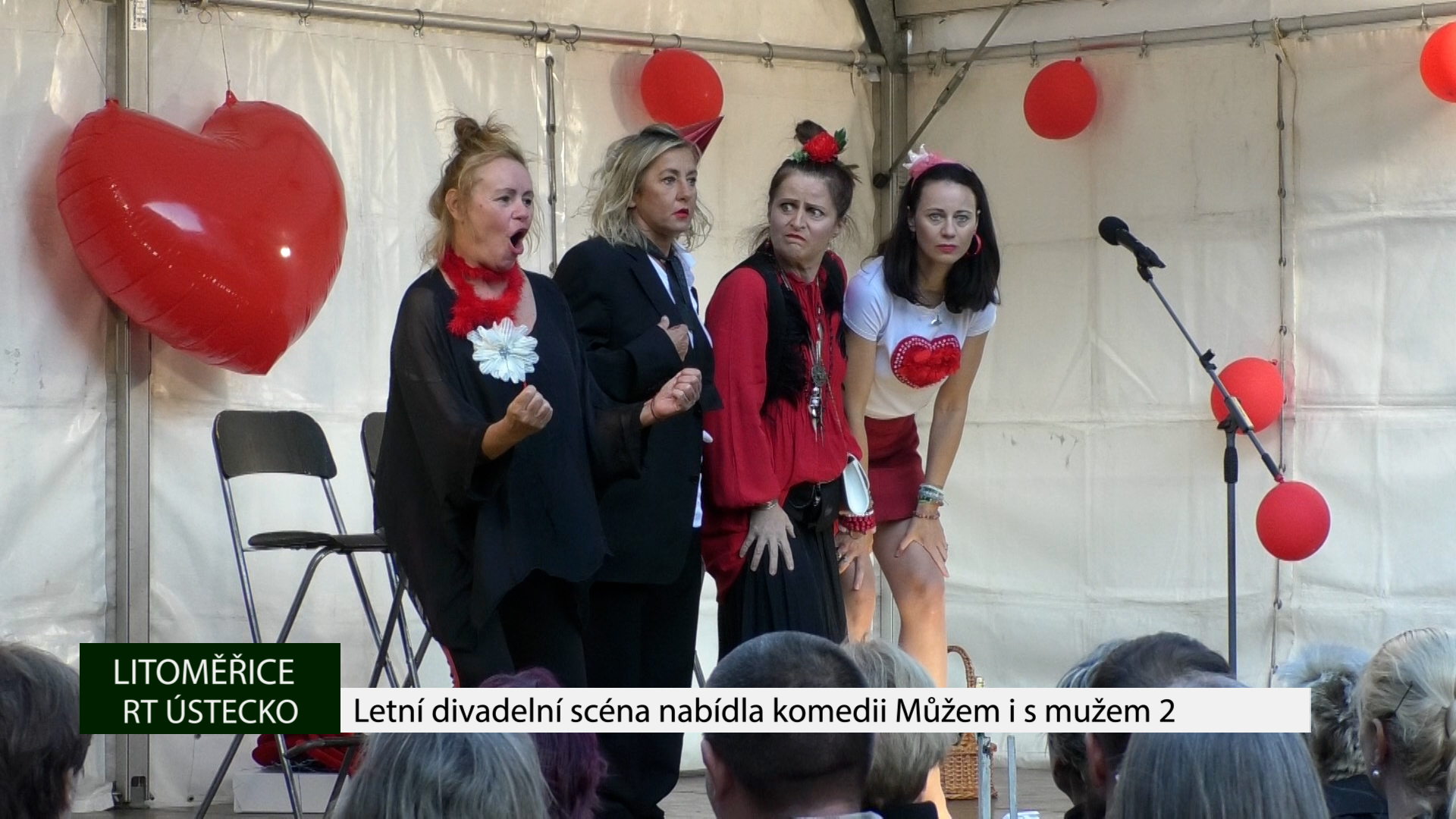 LITOMĚŘICE: Letní divadelní scéna nabídla komedii Můžem i s mužem 2