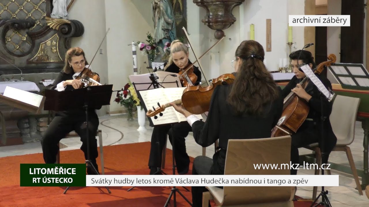 LITOMĚŘICE: Svátky hudby letos kromě Václava Hudečka nabídnou i tango a zpěv