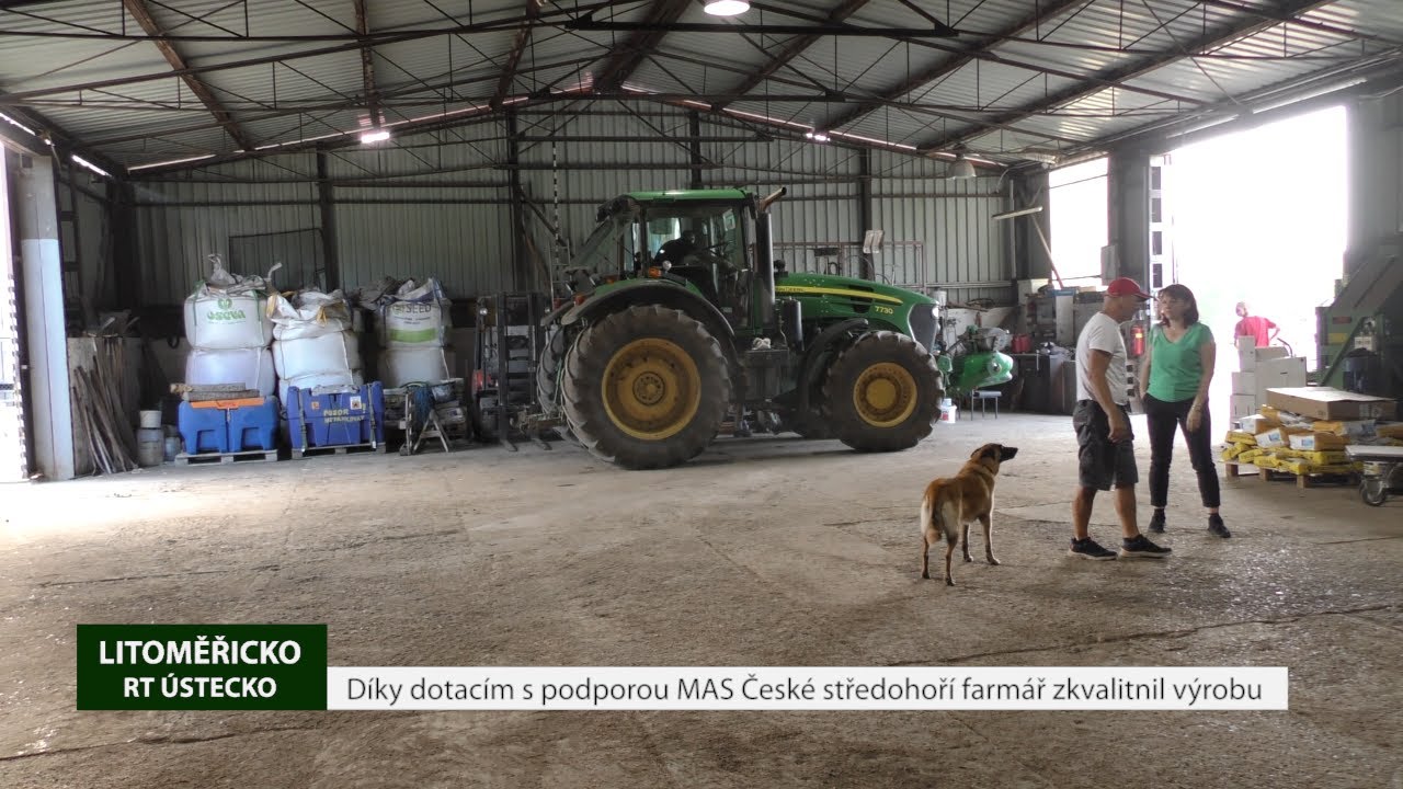 M. ŽERNOSEKY: Díky dotacím s podporou MAS České středohoří farmář zkvalitnil výrobu