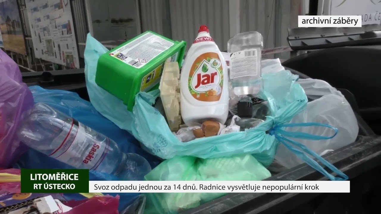 LITOMĚŘICE: Svoz odpadu jednou za 14 dnů. Radnice vysvětluje nepopulární krok