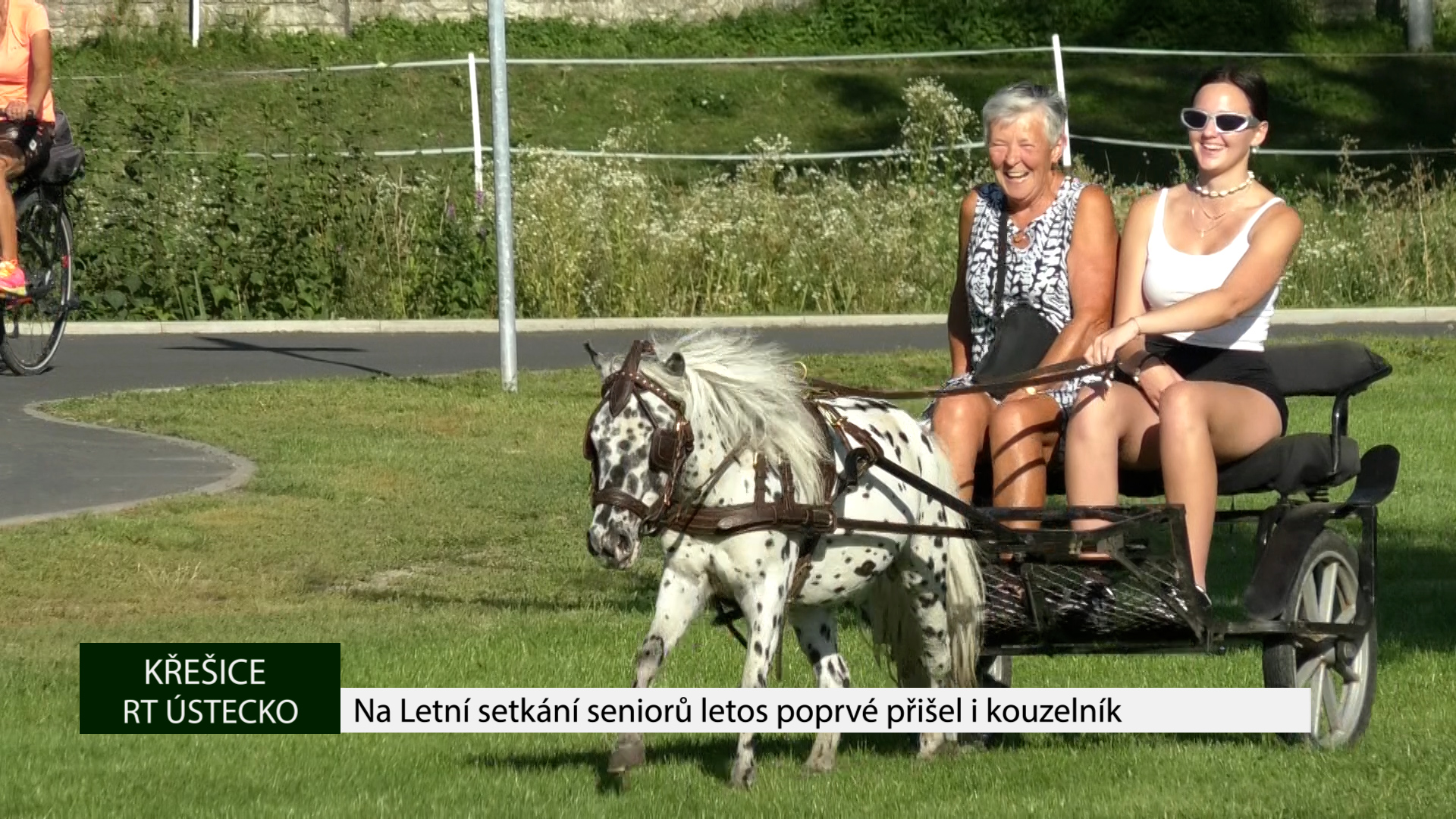 KŘEŠICE: Na Letní setkání seniorů letos poprvé přišel i kouzelník