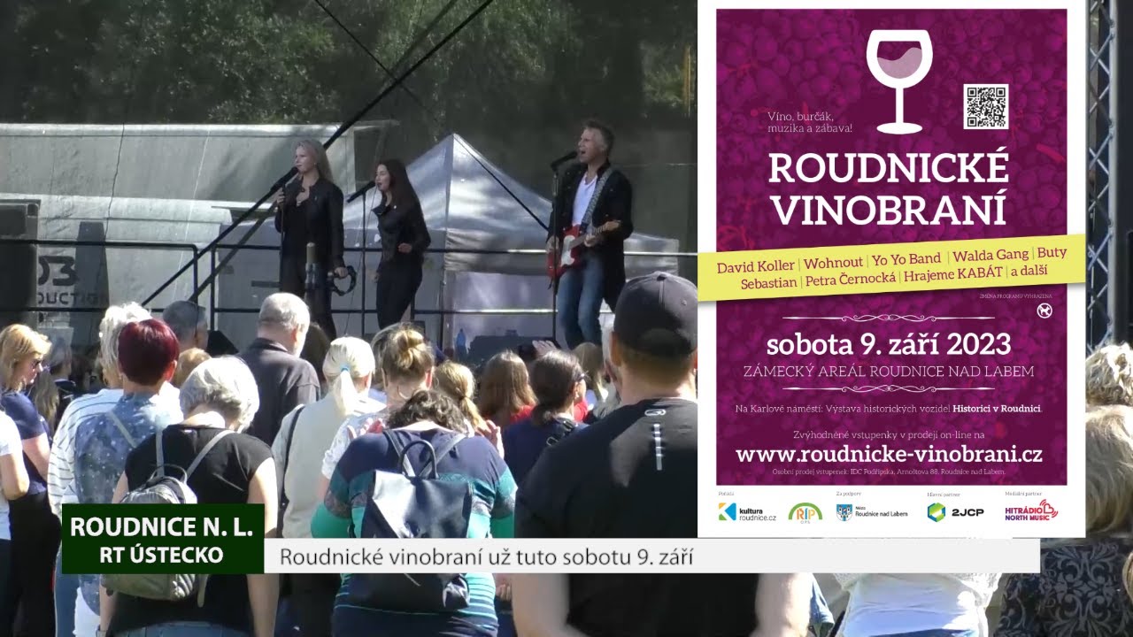 ROUDNICE N. L.: Roudnické vinobraní už tuto sobotu 9. září
