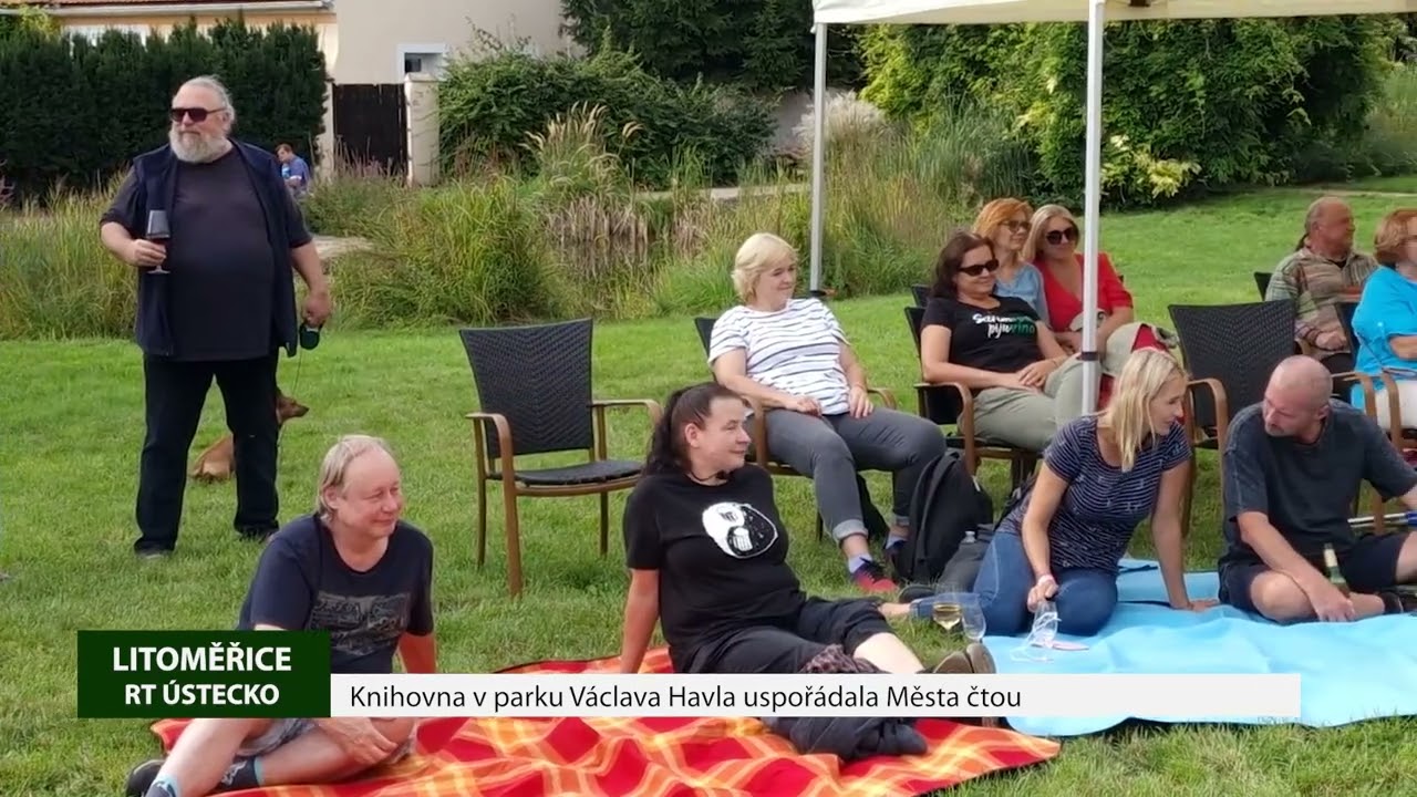 LITOMĚŘICE: Knihovna v parku Václava Havla uspořádala Města čtou