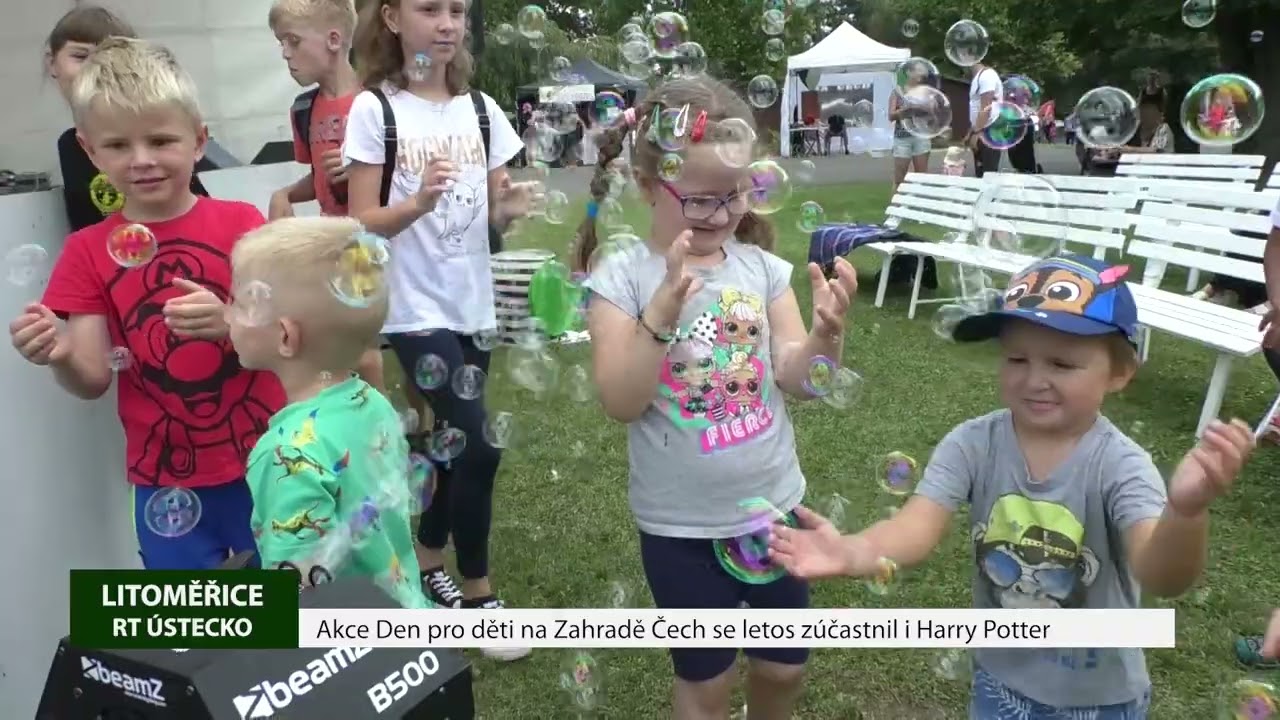 LITOMĚŘICE: Akce Den pro děti na Zahradě Čech se letos zúčastnil i Harry Potter