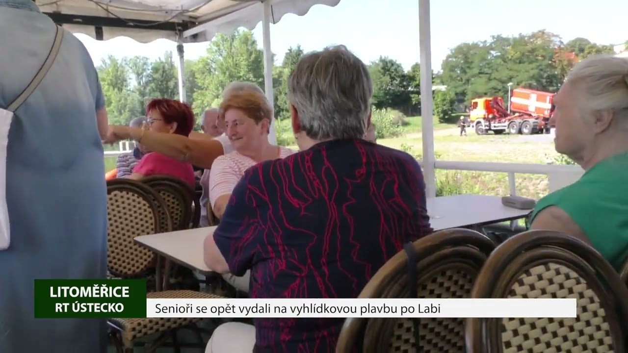 LITOMĚŘICE: Senioři se opět vydali na vyhlídkovou plavbu po Labi