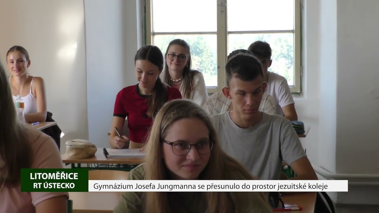LITOMĚŘICE: Gymnázium Josefa Jungmanna se přesunulo do prostor jezuitské koleje