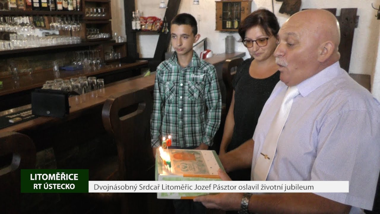 LITOMĚŘICE: Dvojnásobný Srdcař Litoměřic Jozef Pásztor oslavil životní jubileum