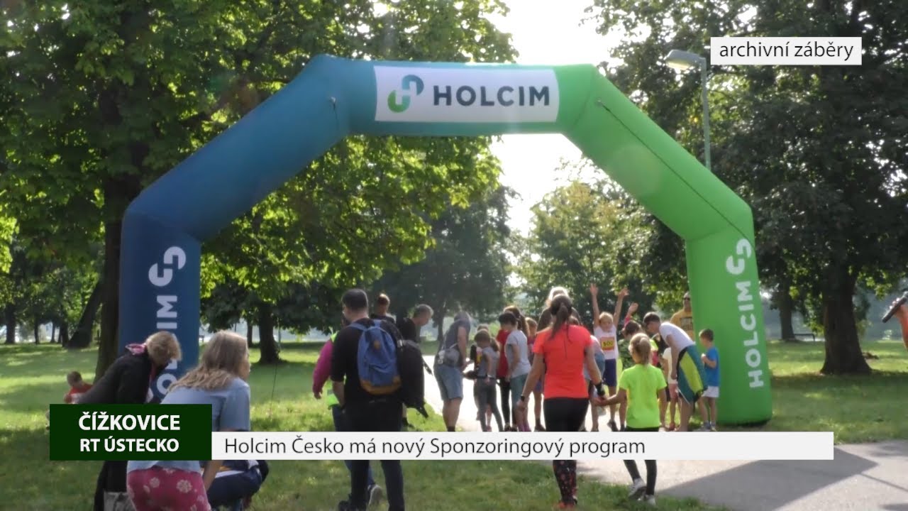 ČÍŽKOVICE: Holcim Česko má nový Sponzoringový program. Přihlaste svůj projekt do 30. 9.